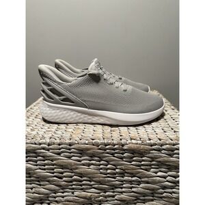 Kizik Athens Running Shoes Mens 8.5 Women 10 Wide Gray Hands Free Slip On Casual